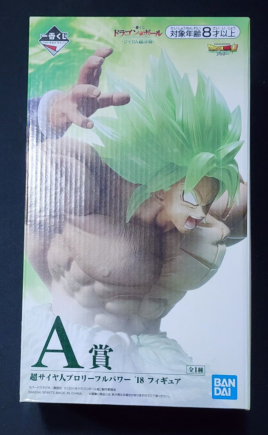 Super Saiyan Broly Full Power Ichiban Kuji Prize A Dragon Ball Super XL Figure