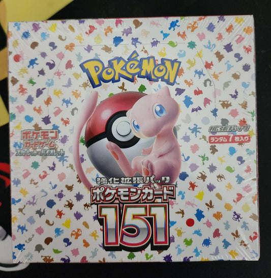 Pokemon Card Scarlet & Violet Booster Box Pokemon 151 sv2a Japanese NEW sealed
