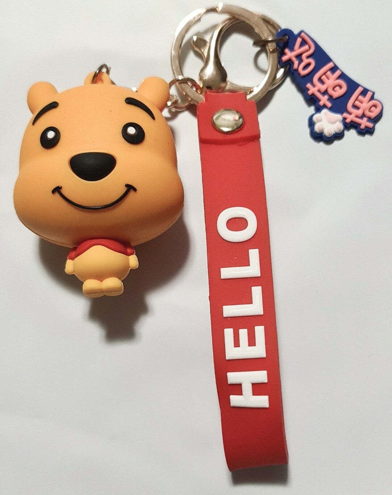 Disney Winnie the Pooh Cute Key Ring Bag Ornament 6cm 3D figure Accessory