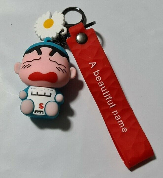 Crying Baby Shin Chan Cute Key Ring Bag Accessory 3D Figure 6cm