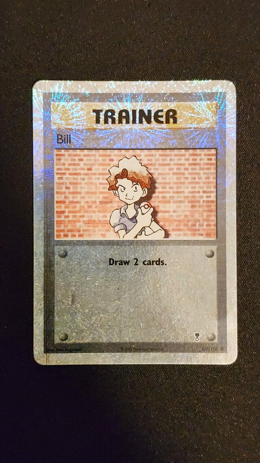 2002 Trainer Bill Reverse Holo Rare 100/110 LP+ Legendary Collection WOTC Vintag