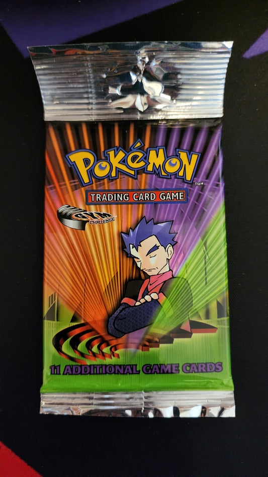 Gym Challengers Long Crimp Koga Art Unlimited *SEALED* Minor Tears